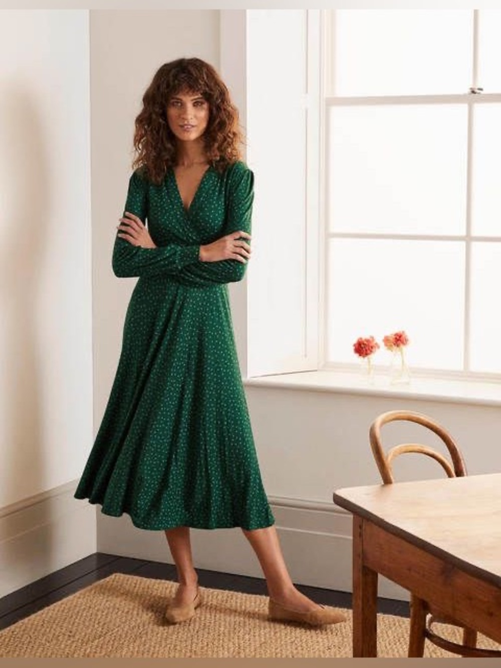 Boden Patricia Jersey Midi Dress